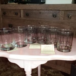 Frank Lloyd Wright Double Old Fashioned Glasses Set of 6 SOLD